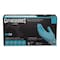 Gloveworks By Ammex Disposable Gloves, Industrial Grade, 5 mil Palm, Nitrile, Powder-Free, S, 1000 PK, Blue INPF42100 - alternate 3